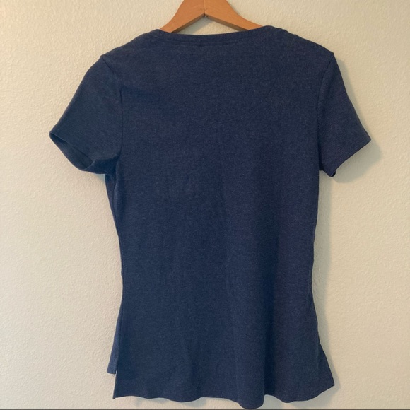 Tee with Decorative Metal Studded Pocket - Picture 3 of 4